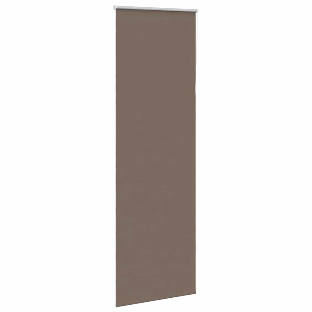 vidaXL Store occultant marron café 75x230 cm Largeur du tissu 70,7 cm
