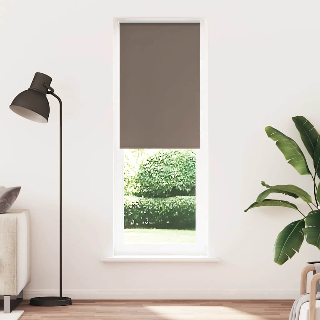 vidaXL Store occultant marron café 75x230 cm Largeur du tissu 70,7 cm