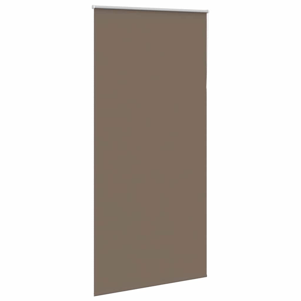 vidaXL Store enrouleur occultant marron café 90x230 cm Largeur du tissu 85,7 cm