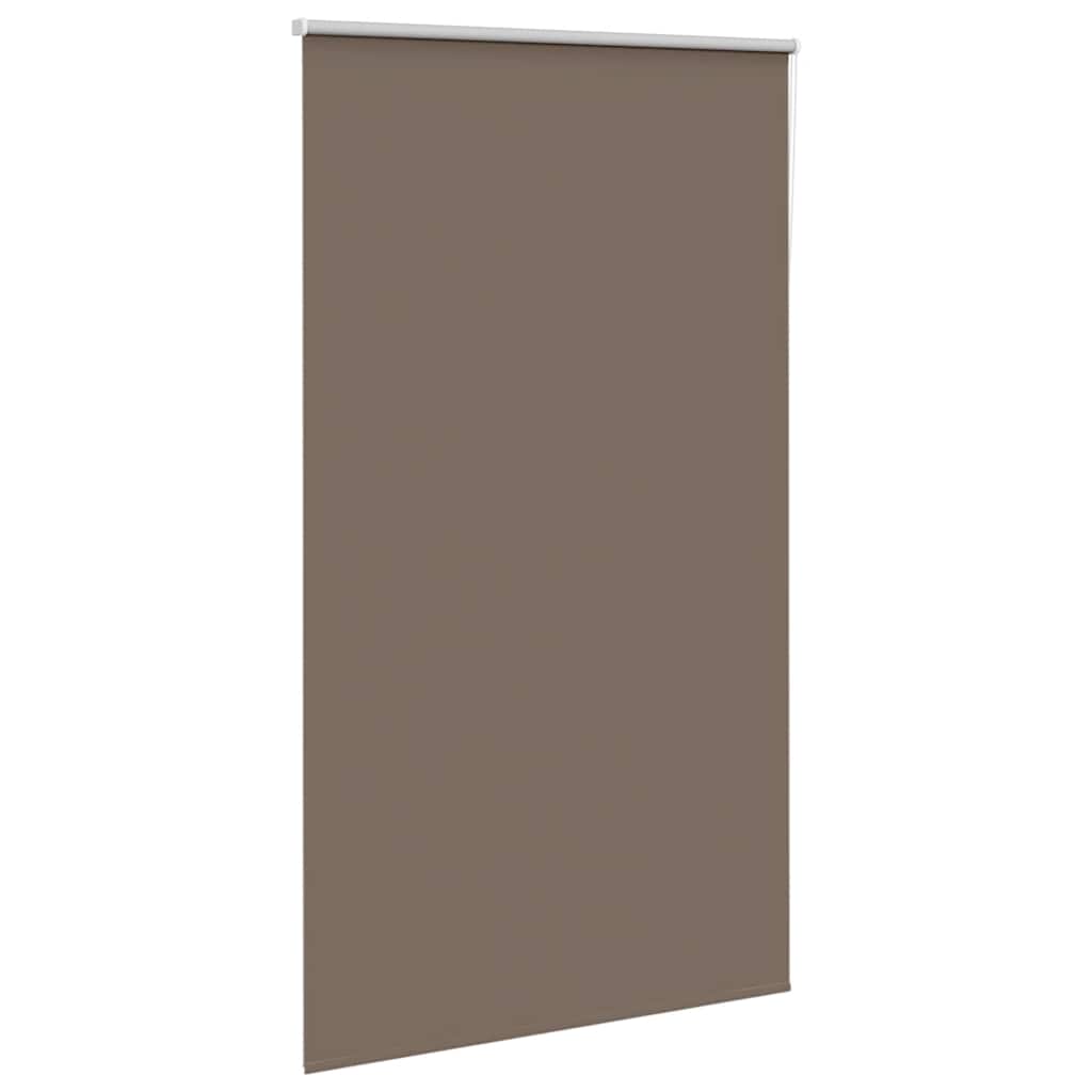 vidaXL Store occultant marron café 125x230 cm Largeur du tissu 121,6 cm