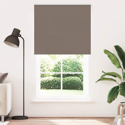 vidaXL Store occultant marron café 125x230 cm Largeur du tissu 121,6 cm