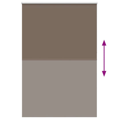 vidaXL Verdunkelungsrollo Kaffeebraun 145x230 cm Stoffbreite 141,6 cm