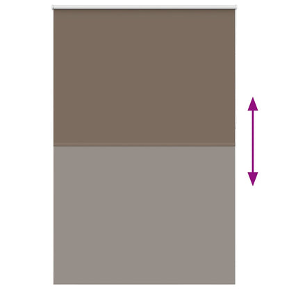 vidaXL Verdunkelungsrollo Kaffeebraun 155x230cm Stoffbreite 151,6cm