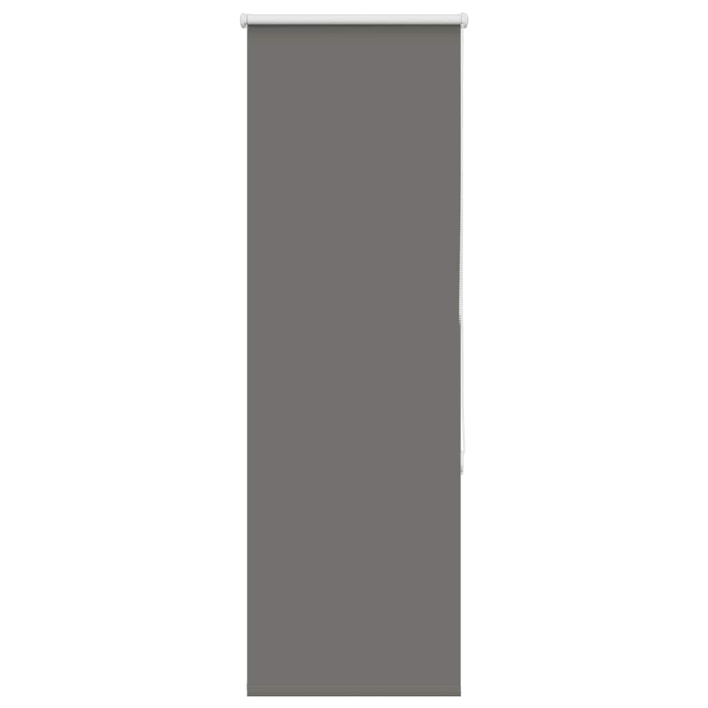 vidaXL Verdunkelungsrollo Grau 40x130 cm Stoffbreite 35,7 cm Polyester