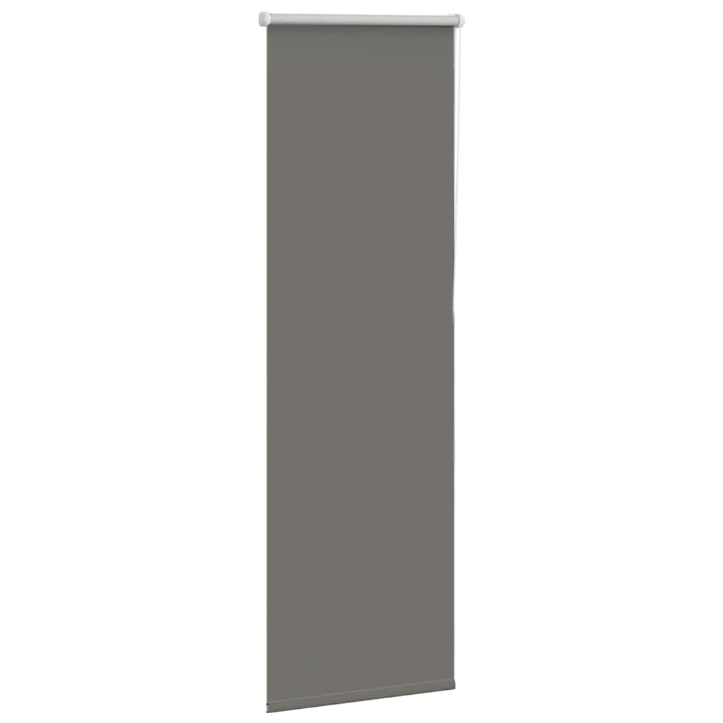 vidaXL Store occultant gris 45x130 cm Largeur du tissu 40,7 cm Polyester