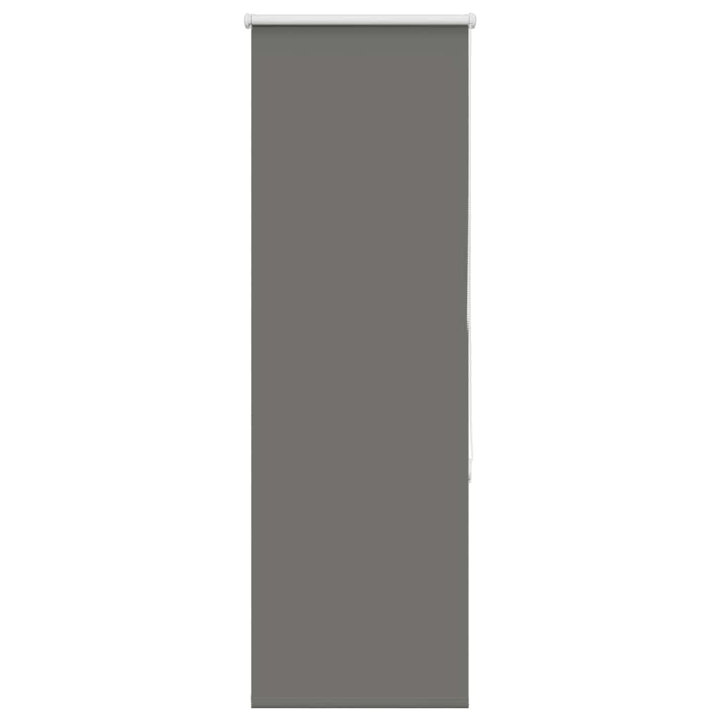 vidaXL Verdunkelungsrollo Grau 50x130 cm Stoffbreite 45,7 cm Polyester