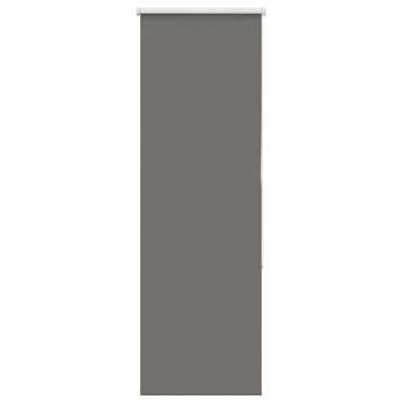 vidaXL Store occultant Gris 55x130 cm Largeur du tissu 50,7 cm Polyester