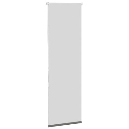 vidaXL Verdunkelungsrollo Grau 60x130 cm Stoffbreite 55,7 cm Polyester