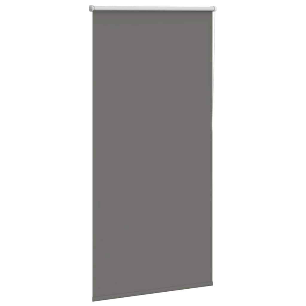 vidaXL Verdunkelungsrollo Grau 65x130 cm Stoffbreite 60,7 cm Polyester