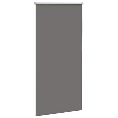 vidaXL Verdunkelungsrollo Grau 65x130 cm Stoffbreite 60,7 cm Polyester