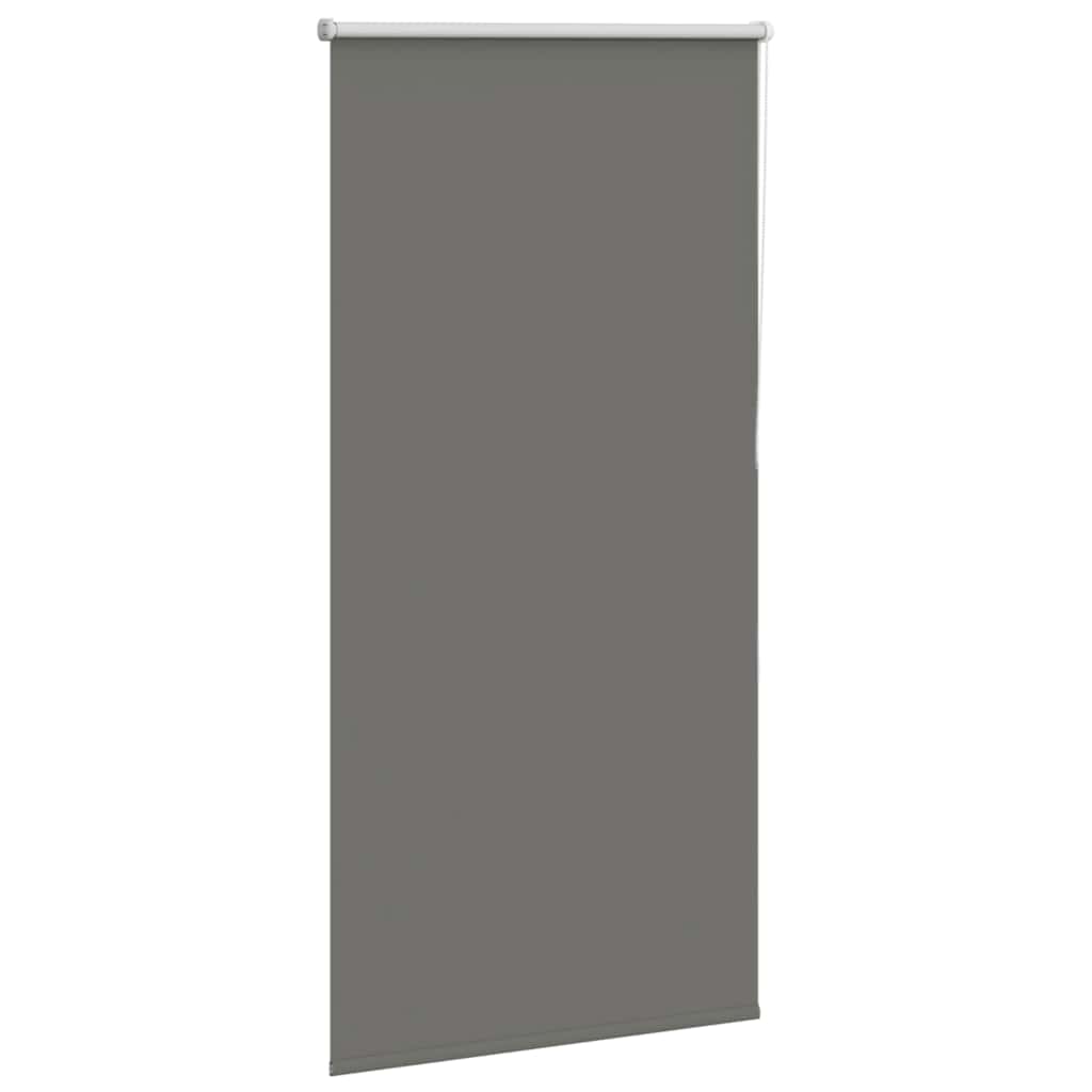 vidaXL Verdunkelungsrollo Grau 75x130 cm Stoffbreite 70,7 cm Polyester