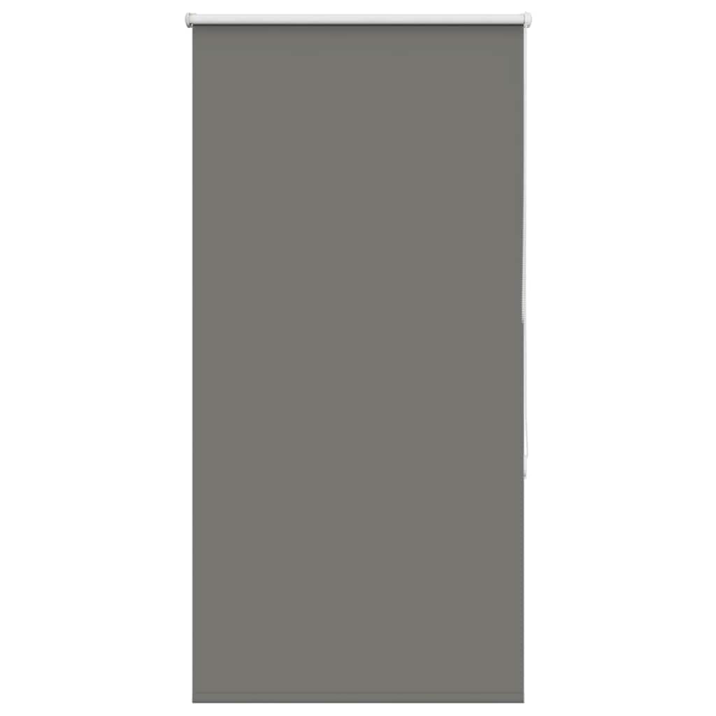 vidaXL Verdunkelungsrollo Grau 85x130 cm Stoffbreite 80,7 cm Polyester