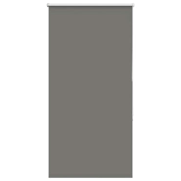 vidaXL Verdunkelungsrollo Grau 85x130 cm Stoffbreite 80,7 cm Polyester