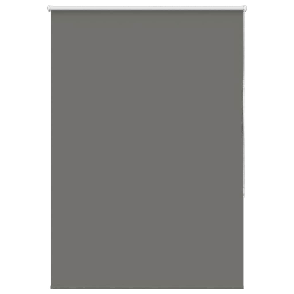 vidaXL Verdunkelungsrollo Grau 95x130 cm Stoffbreite 90,7 cm Polyester