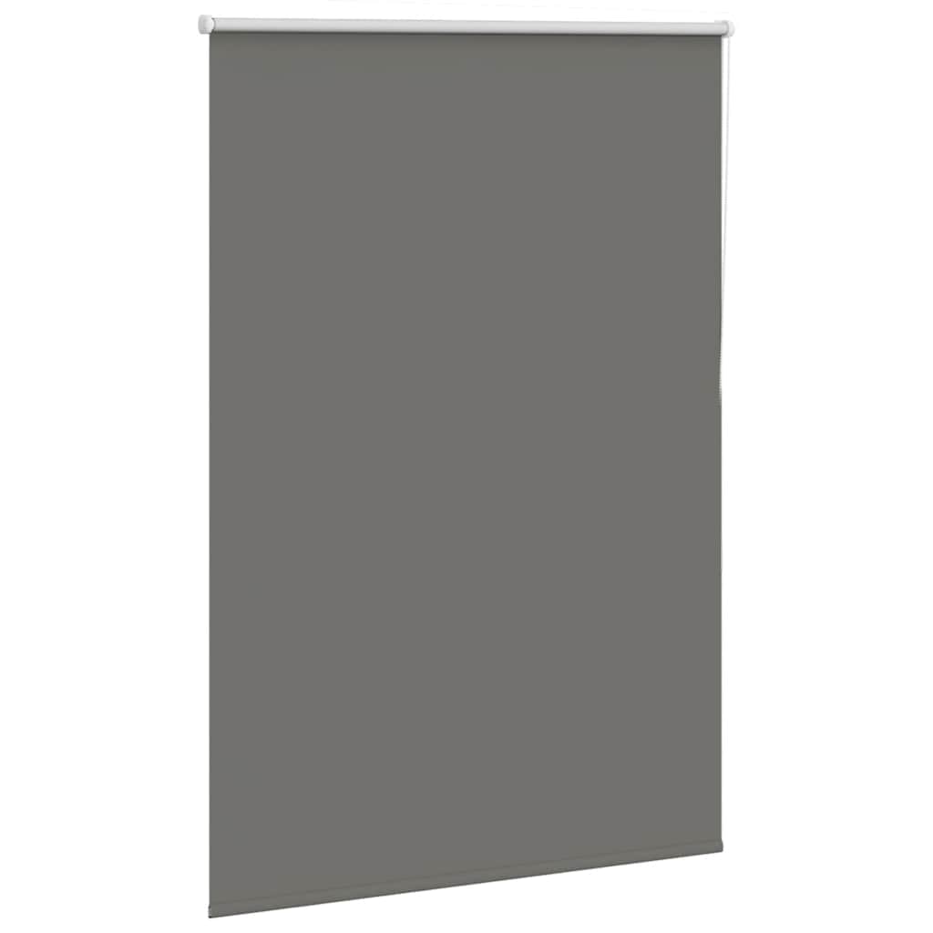 vidaXL Verdunkelungsrollo Grau 105x130cm Stoffbreite 100,7cm Polyester