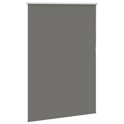 vidaXL Verdunkelungsrollo Grau 105x130cm Stoffbreite 100,7cm Polyester