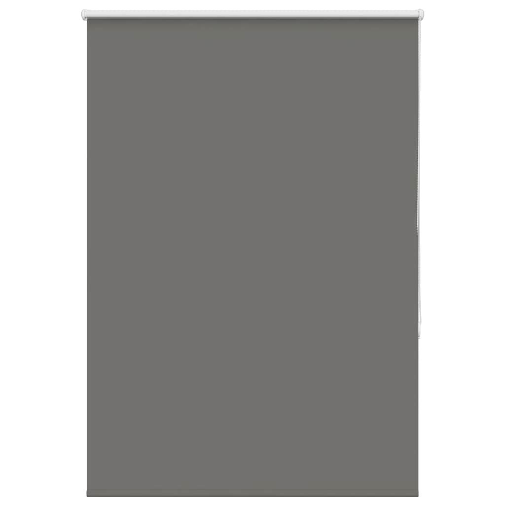 vidaXL Verdunkelungsrollo Grau 110x130cm Stoffbreite 105,7cm Polyester