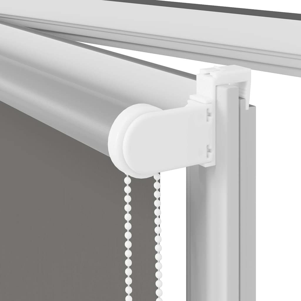 vidaXL Verdunkelungsrollo Grau 165x130cm Stoffbreite 161,6cm Polyester