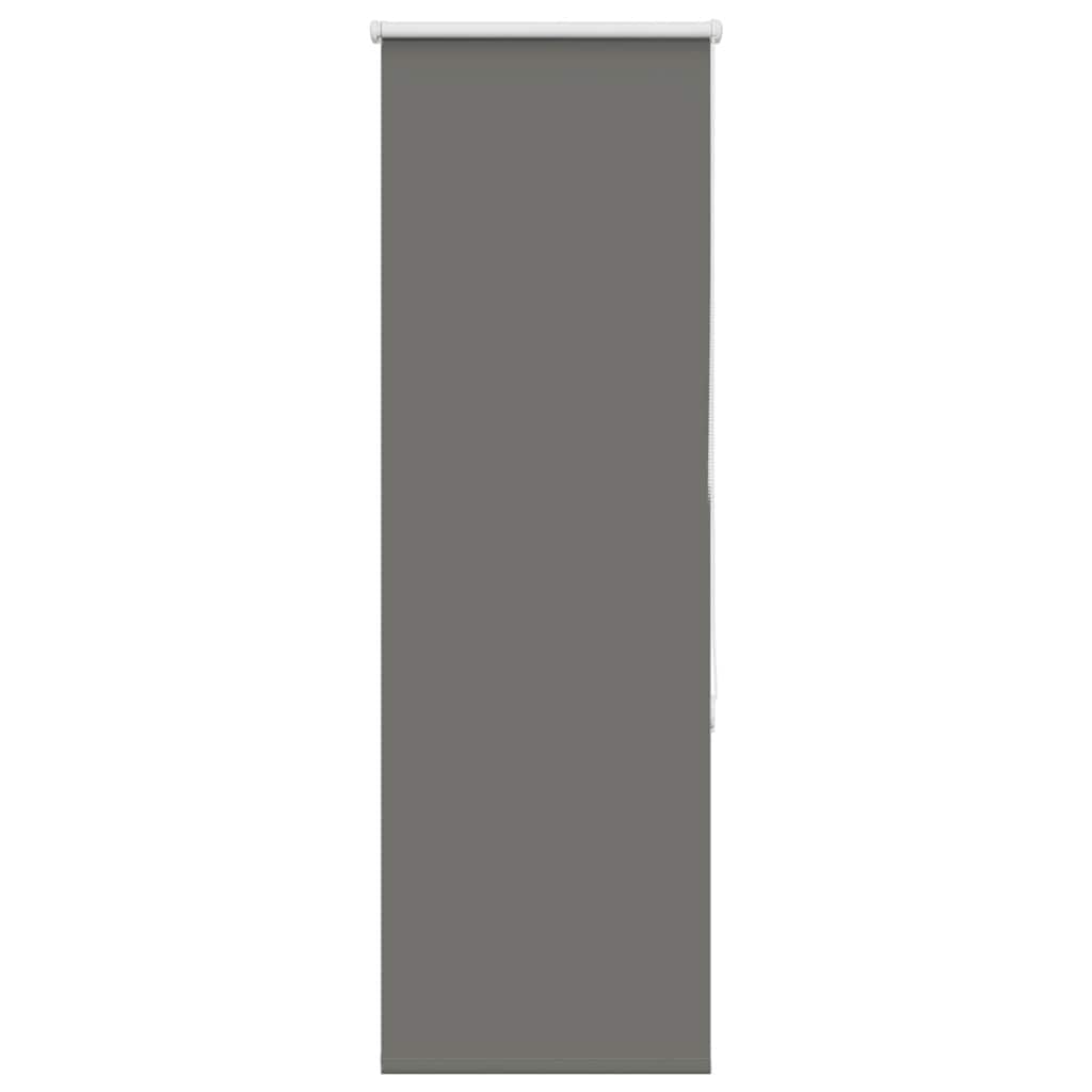 vidaXL Verdunkelungsrollo Grau 45x150 cm Stoffbreite 40,7 cm Polyester