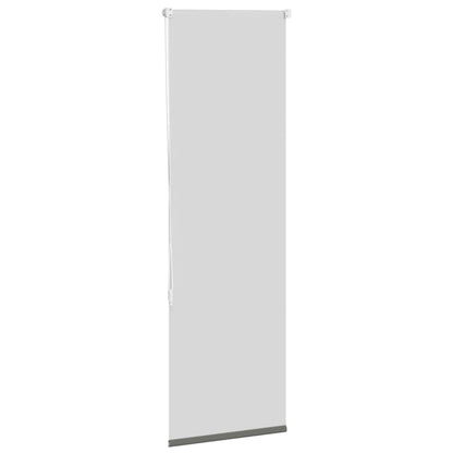 vidaXL Verdunkelungsrollo Grau 45x150 cm Stoffbreite 40,7 cm Polyester