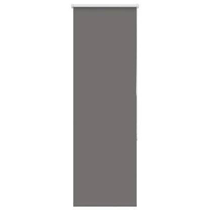vidaXL Verdunkelungsrollo Grau 55x150 cm Stoffbreite 50,7 cm Polyester