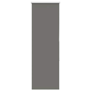 vidaXL Verdunkelungsrollo Grau 60x150 cm Stoffbreite 55,7 cm Polyester