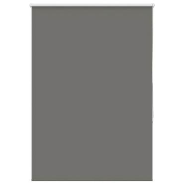 vidaXL Verdunkelungsrollo Grau 90x150 cm Stoffbreite 85,7 cm Polyester