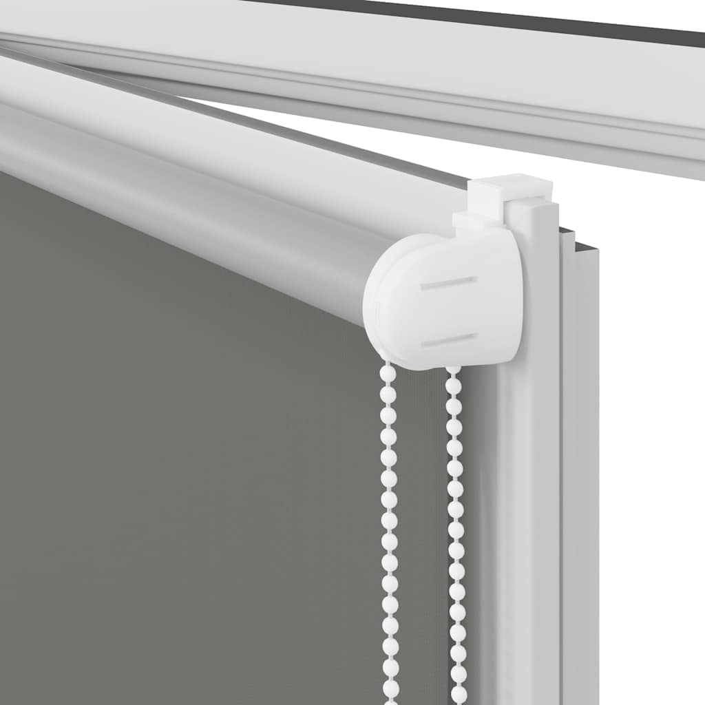 vidaXL Verdunkelungsrollo Grau 100x150cm Stoffbreite 95,7 cm Polyester