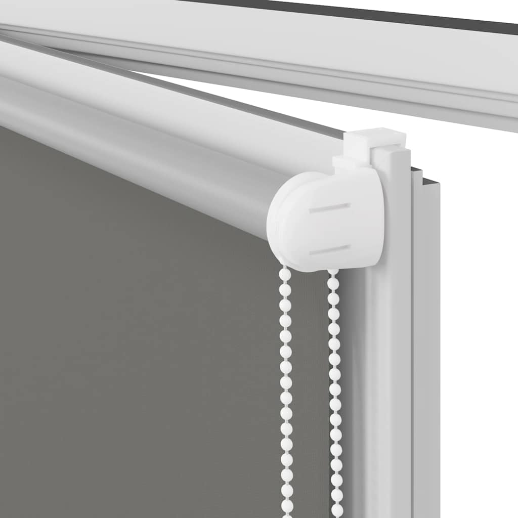 vidaXL Verdunkelungsrollo Grau 105x150cm Stoffbreite 100,7cm Polyester