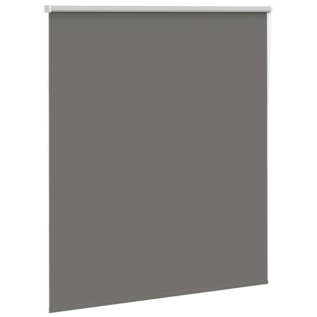 vidaXL Verdunkelungsrollo Grau 130x150cm Stoffbreite 126,6cm Polyester