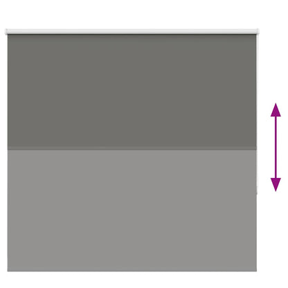 Verdunkelungsrollo Grau 155x150cm Stoffbreite 151,6cm Polyester