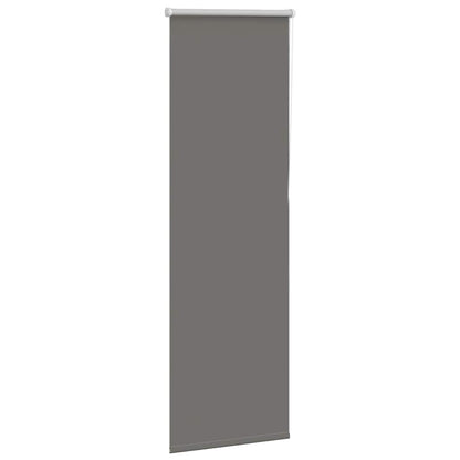 vidaXL Verdunkelungsrollo Grau 40x175 cm Stoffbreite 35,7 cm Polyester
