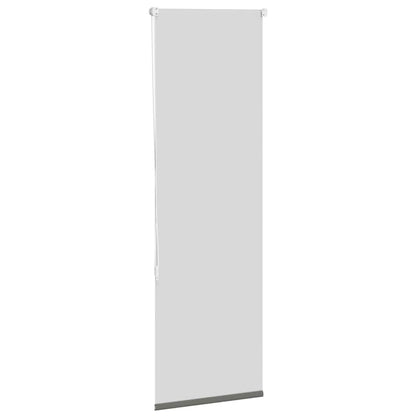 vidaXL Verdunkelungsrollo Grau 40x175 cm Stoffbreite 35,7 cm Polyester