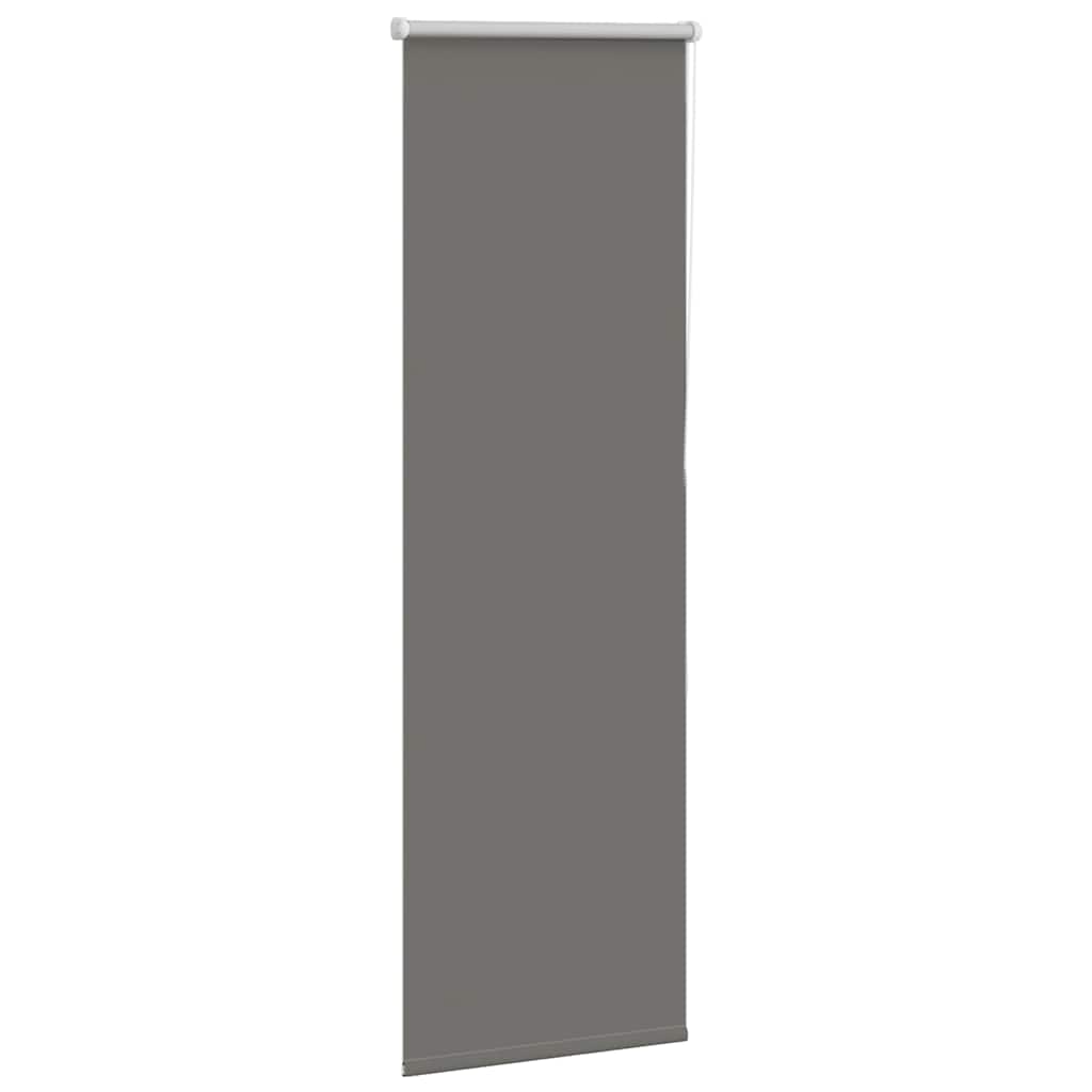 vidaXL Verdunkelungsrollo Grau 45x175 cm Stoffbreite 40,7 cm Polyester