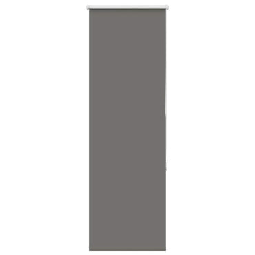 vidaXL Verdunkelungsrollo Grau 50x175 cm Stoffbreite 45,7 cm Polyester