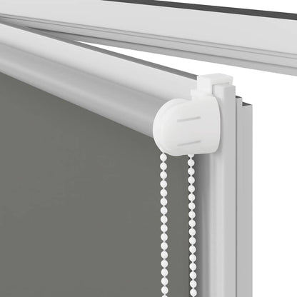 vidaXL Verdunkelungsrollo Grau 50x175 cm Stoffbreite 45,7 cm Polyester