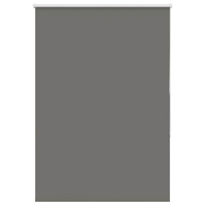 vidaXL Verdunkelungsrollo Grau 90x175 cm Stoffbreite 85,7 cm Polyester