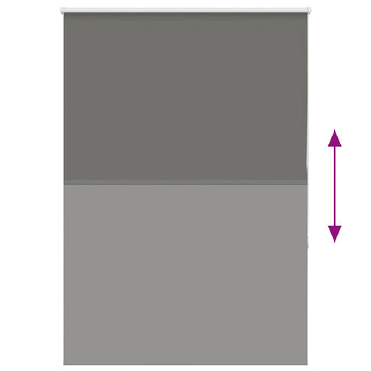 vidaXL Verdunkelungsrollo Grau 105x175cm Stoffbreite 100,7cm Polyester