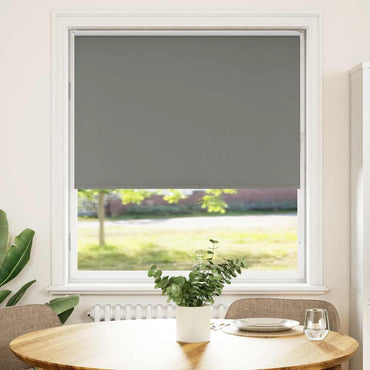 vidaXL Verdunkelungsrollo Grau 115x175cm Stoffbreite 110,7cm Polyester