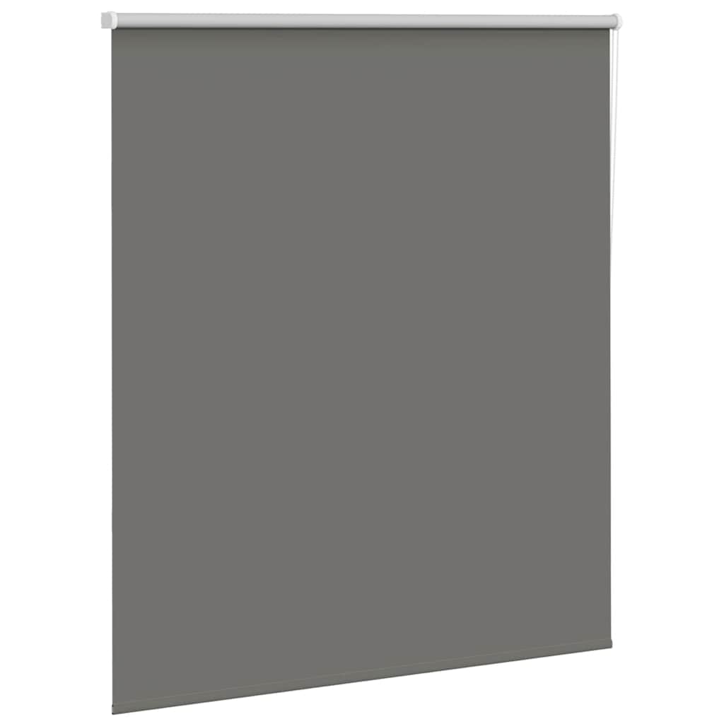 vidaXL Verdunkelungsrollo Grau 130x175cm Stoffbreite 126,6cm Polyester
