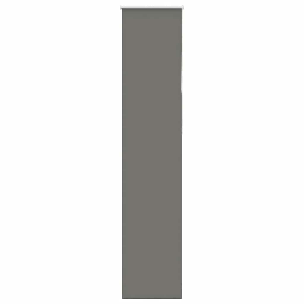 vidaXL Verdunkelungsrollo Grau 40x210 cm Stoffbreite 35,7 cm Polyester