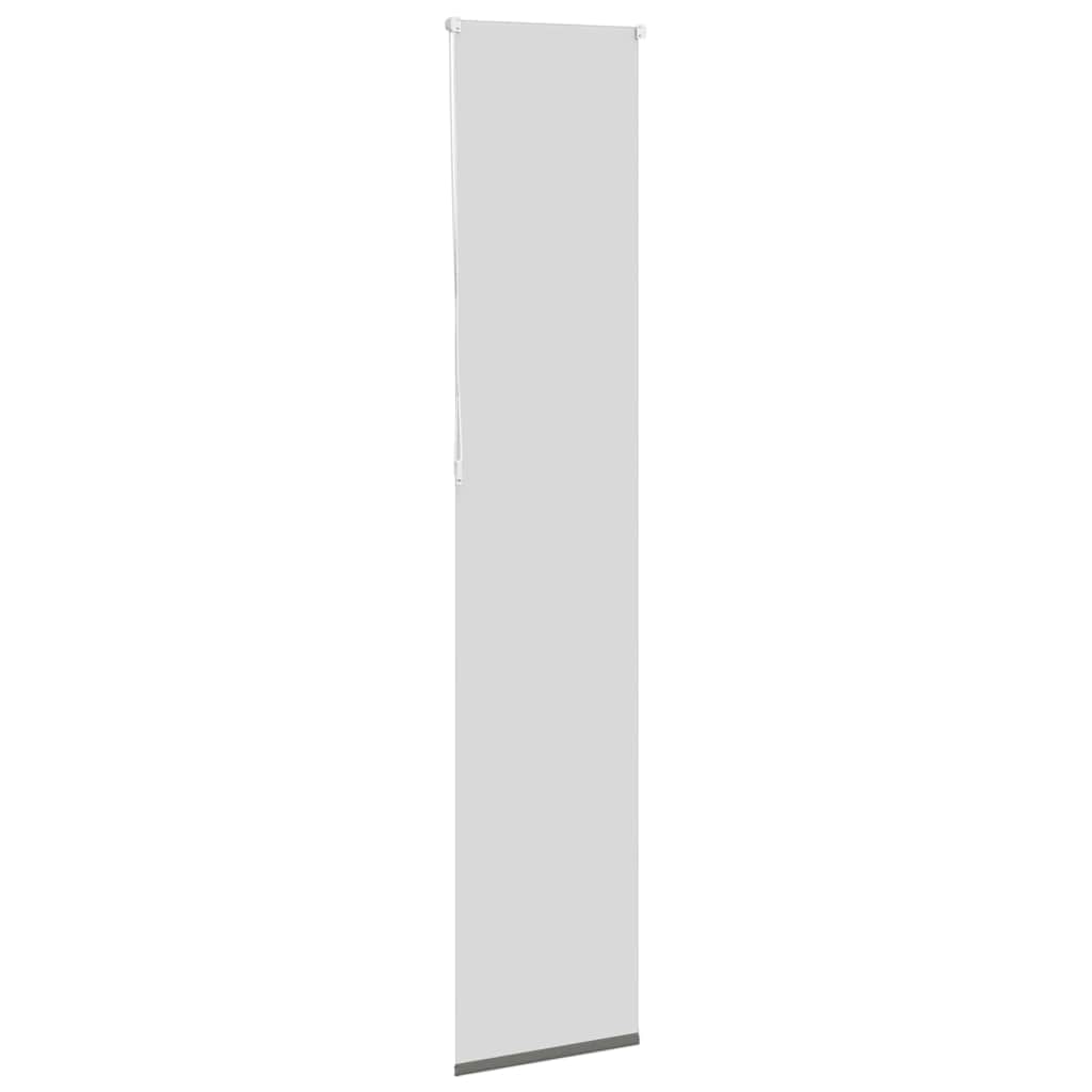 vidaXL Verdunkelungsrollo Grau 45x210 cm Stoffbreite 40,7 cm Polyester