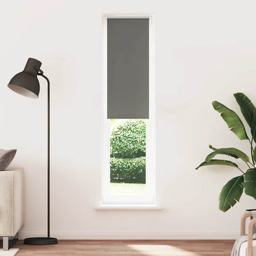 vidaXL Store occultant gris 50x210 cm Largeur du tissu 45,7 cm Polyester