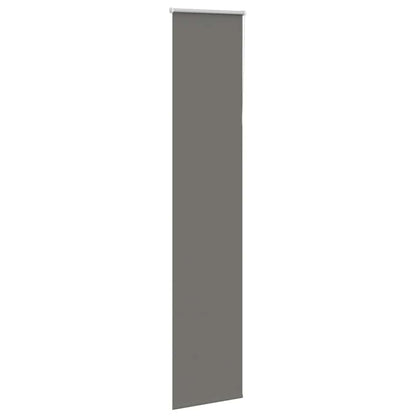 vidaXL Verdunkelungsrollo Grau 50x210 cm Stoffbreite 45,7 cm Polyester