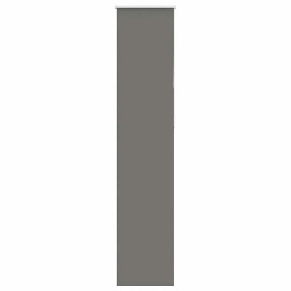 vidaXL Verdunkelungsrollo Grau 55x210 cm Stoffbreite 50,7 cm Polyester