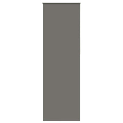 vidaXL Verdunkelungsrollo Grau 70x210 cm Stoffbreite 65,7 cm Polyester