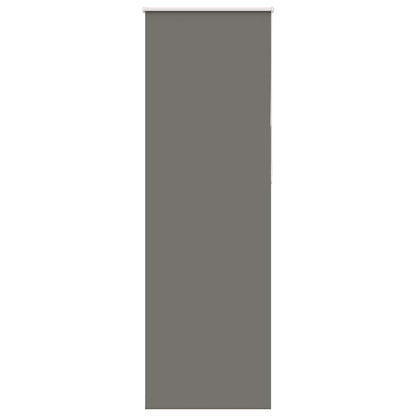 vidaXL Verdunkelungsrollo Grau 80x210 cm Stoffbreite 75,7 cm Polyester