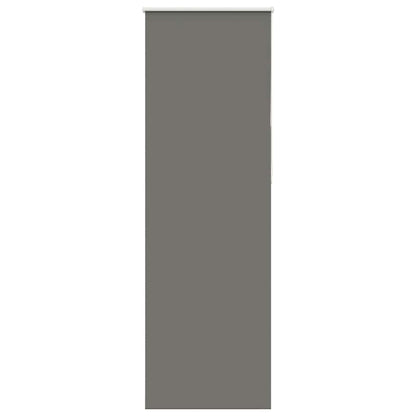 vidaXL Verdunkelungsrollo Grau 85x210 cm Stoffbreite 80,7 cm Polyester