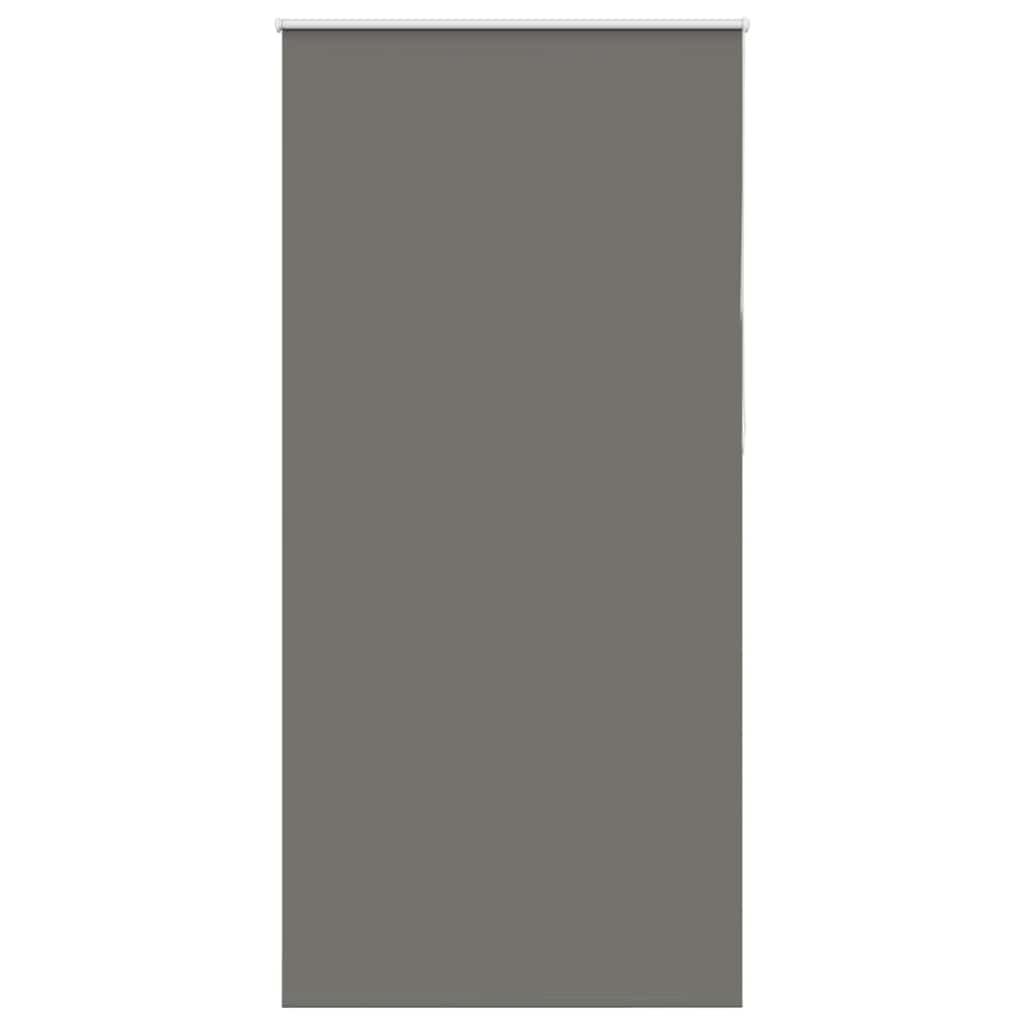 vidaXL Verdunkelungsrollo Grau 110x210cm Stoffbreite 105,7cm Polyester