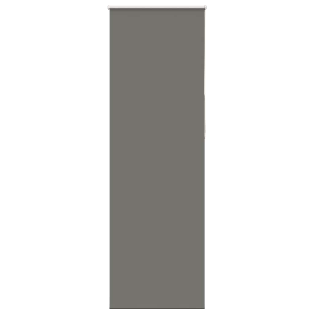 vidaXL Verdunkelungsrollo Grau 70x230 cm Stoffbreite 65,7 cm Polyester